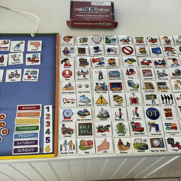 Deluxe Magnetic visual Schedule for kids - Picture 5 of 5